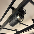 Maglo magnetic sling bag worn at gym — side profile